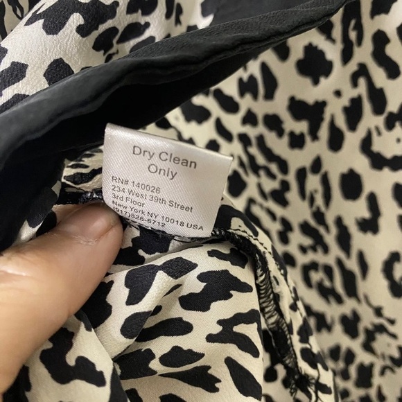 Parker Black White Sleeveless 100% Silk Hi-Top Size Medium Open Back Womens - Picture 8 of 13